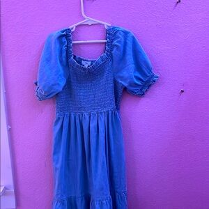 Charming Blue Kids Dress